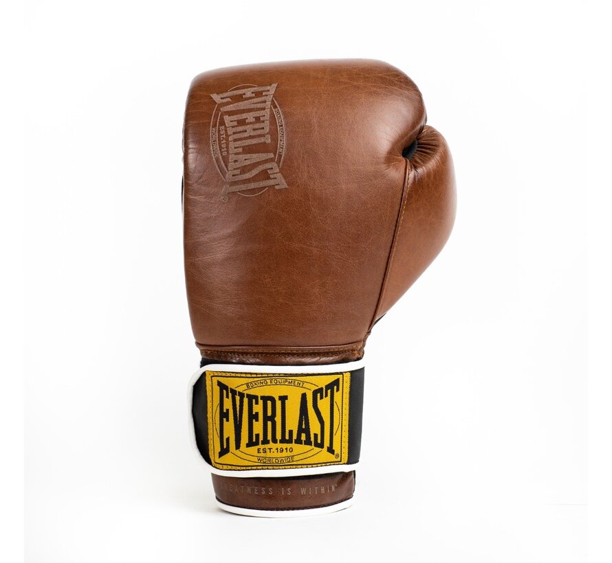 Everlast 1910 Classic Training Glove, Brown 12-OZ