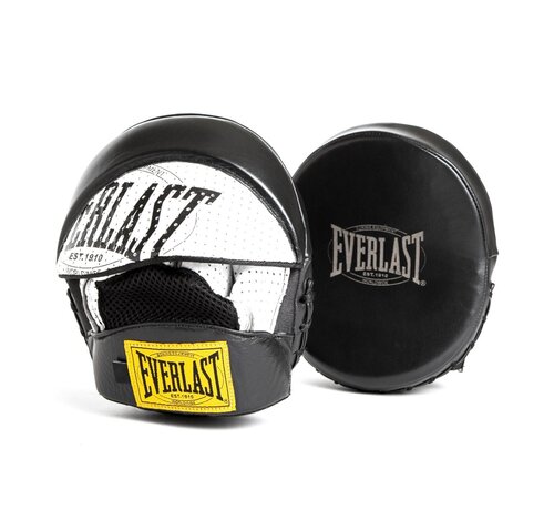 Everlast Everlast 1910 Focus Mitts, Black/White, One Size