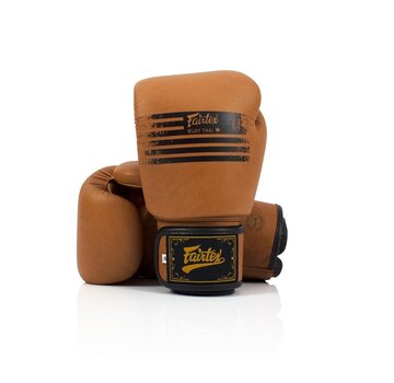 fairtex Fairtex (kick)bokshandschoenen Brown Legacy 12 oz