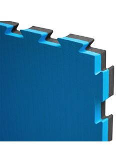 Best Fightshop Puzzelmat  zwart blauw 100 x 100 x 4 cm  - Gratis verzonden