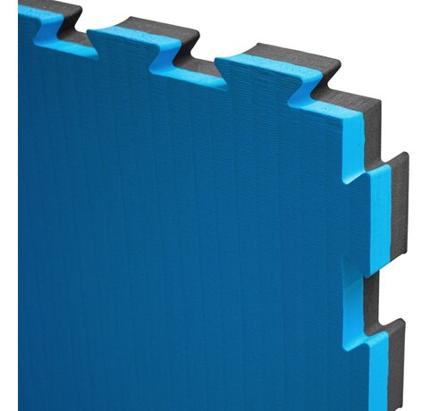 Best Fightshop Puzzelmat  zwart blauw 100 x 100 x 4 cm  - Gratis verzonden