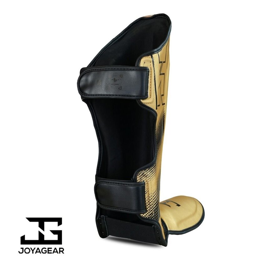 De Joyagear  Evolution  scheenbeschermers - Black-Gold