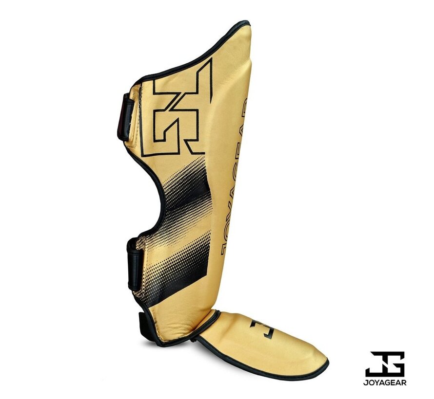 De Joyagear  Evolution  scheenbeschermers - Black-Gold
