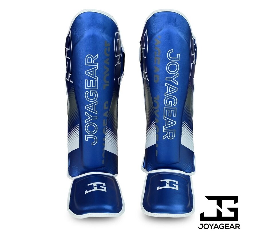 De Joyagear  Evolution  scheenbeschermers - Blauw-Wit