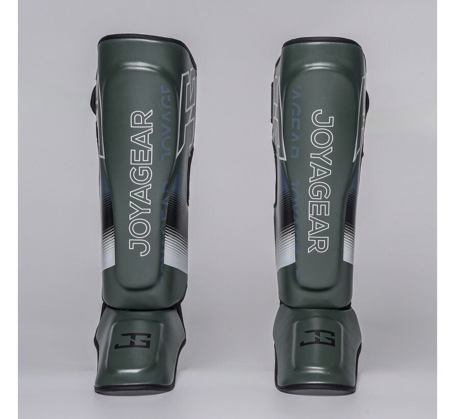 De Joyagear  Evolution Pro  scheenbeschermers - Groen-Wit