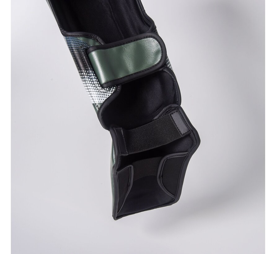 De Joyagear  Evolution Pro  scheenbeschermers - Groen-Wit