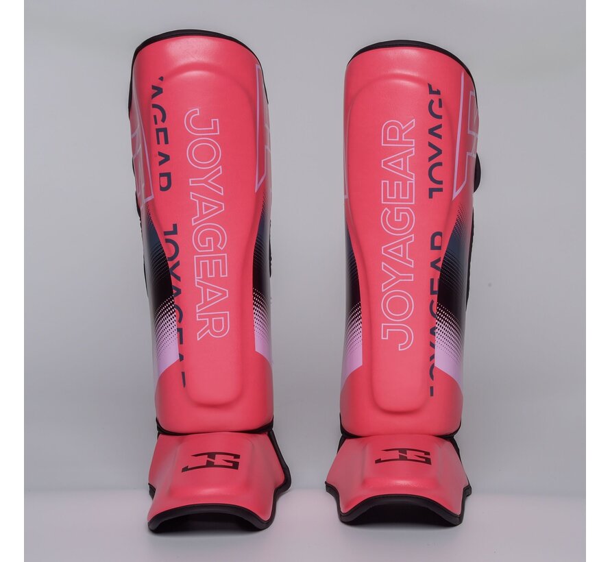 De Joyagear  Evolution Pro  scheenbeschermers - Roze-Wit
