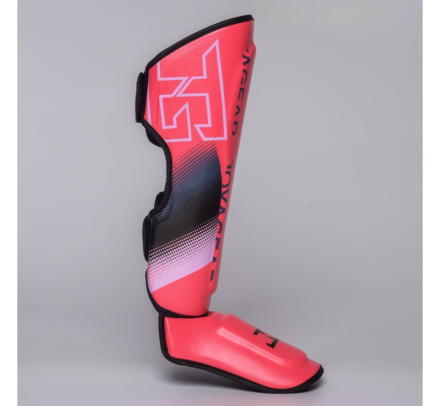 De Joyagear  Evolution Pro  scheenbeschermers - Roze-Wit