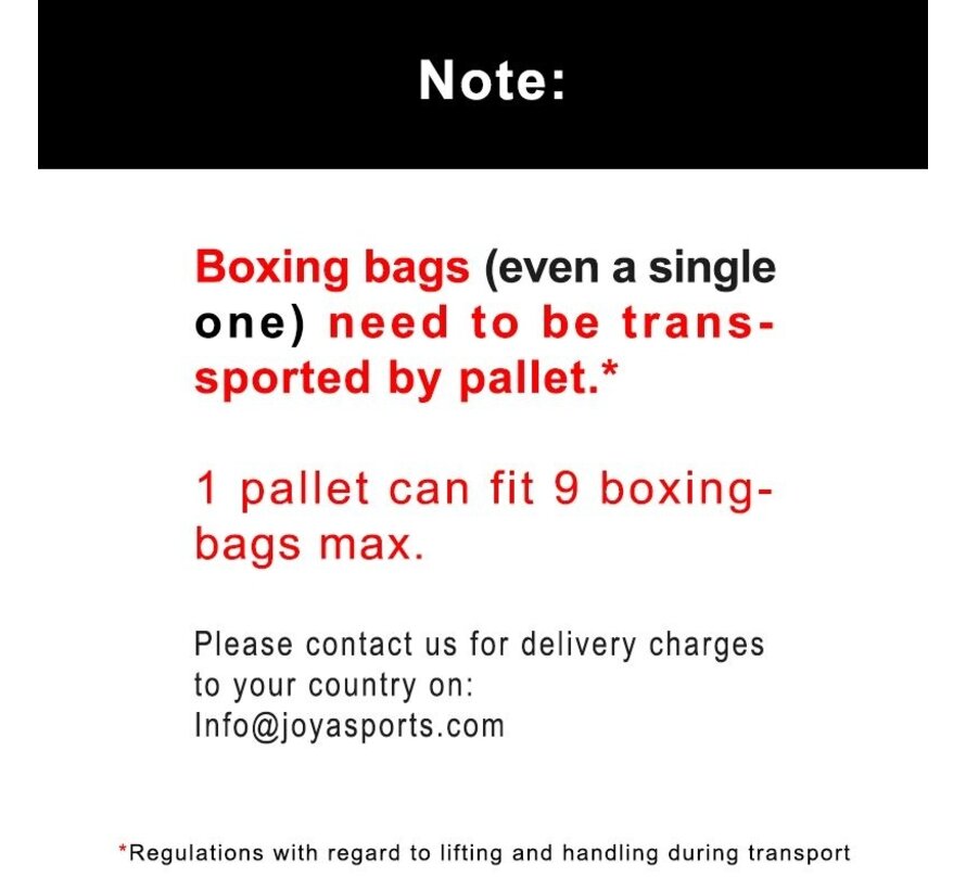 Joya Bokszak - Fight Fast - Zwart-Wit - 150 cm