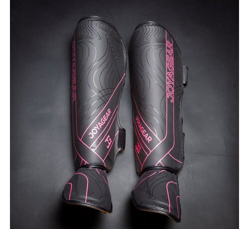 Joya Joya ESSENTIAL  Kickboks scheenbeschermer- Zwart-Roze
