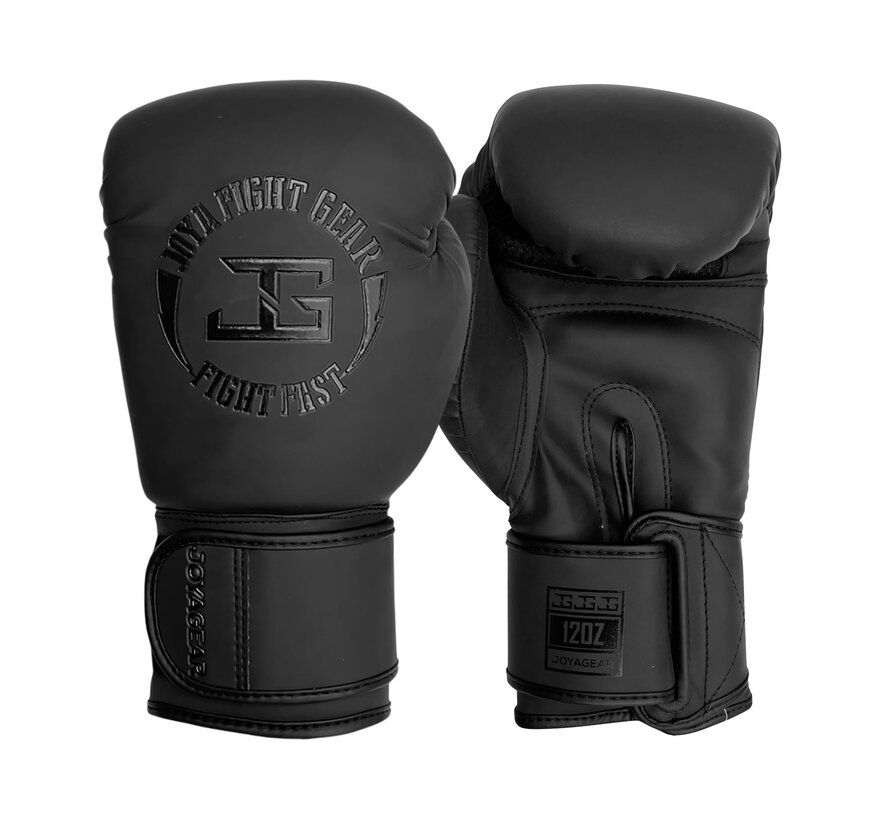 Joya FF Metal Pro Kickbokshandschoenen - Volledig Zwart