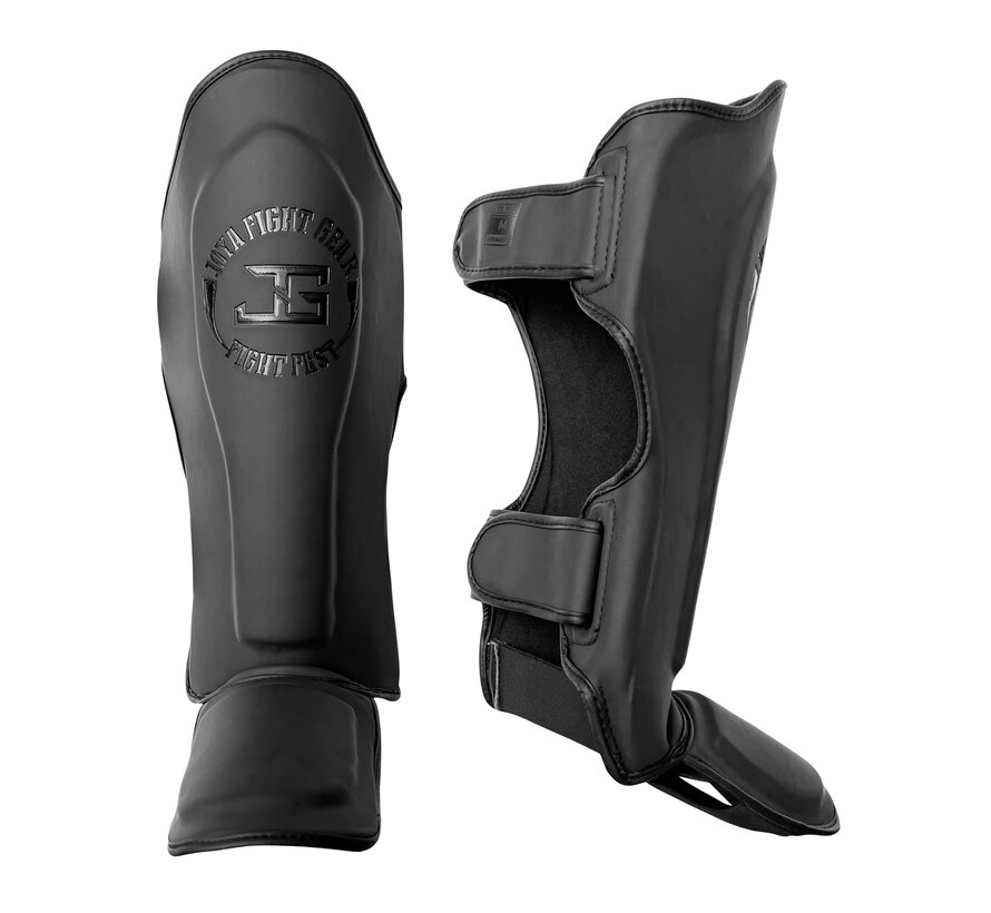 Joya FF Metal Pro Scheenbeschermers Junior - Volledig Zwart