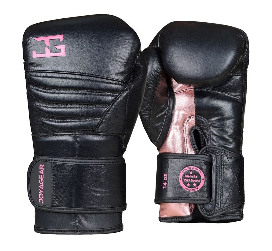 Joya kickbokshandschoen 'Pink FALCON' - Leer