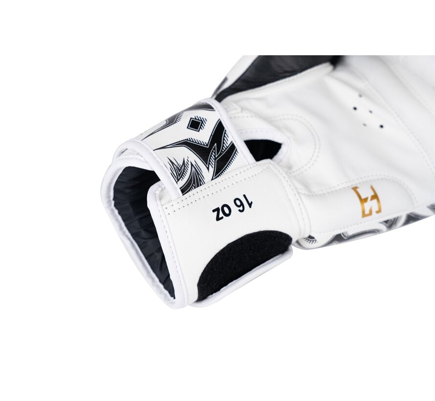 JOYA NAK MUAY BOKSHANDSCHOENEN WIT/ZWART