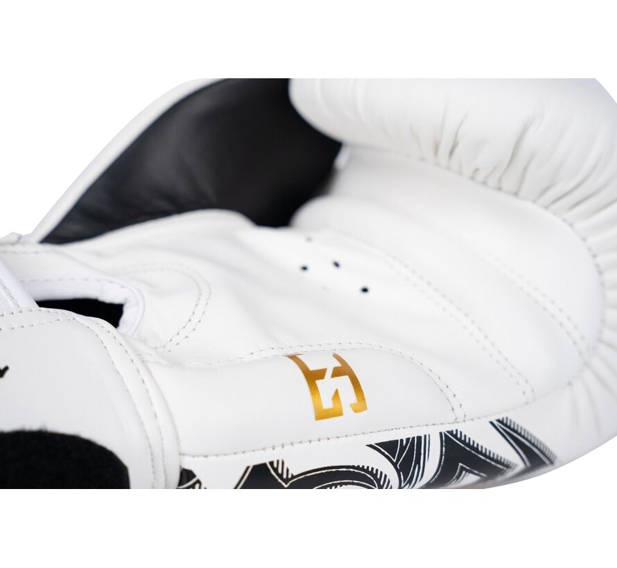 JOYA NAK MUAY BOKSHANDSCHOENEN WIT/ZWART