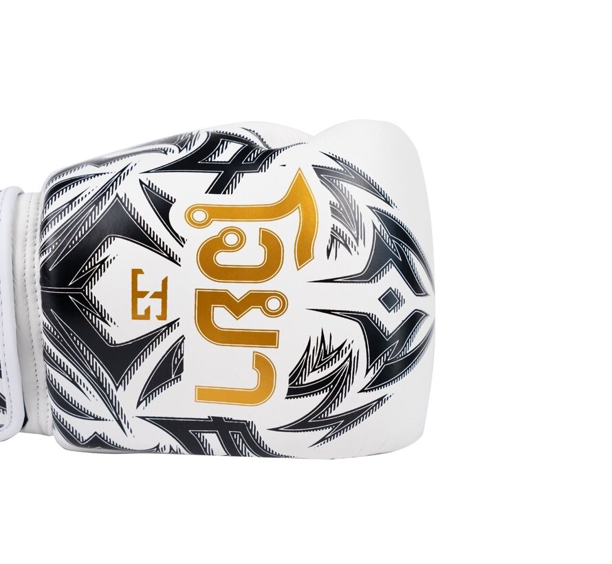 JOYA NAK MUAY BOKSHANDSCHOENEN WIT/ZWART