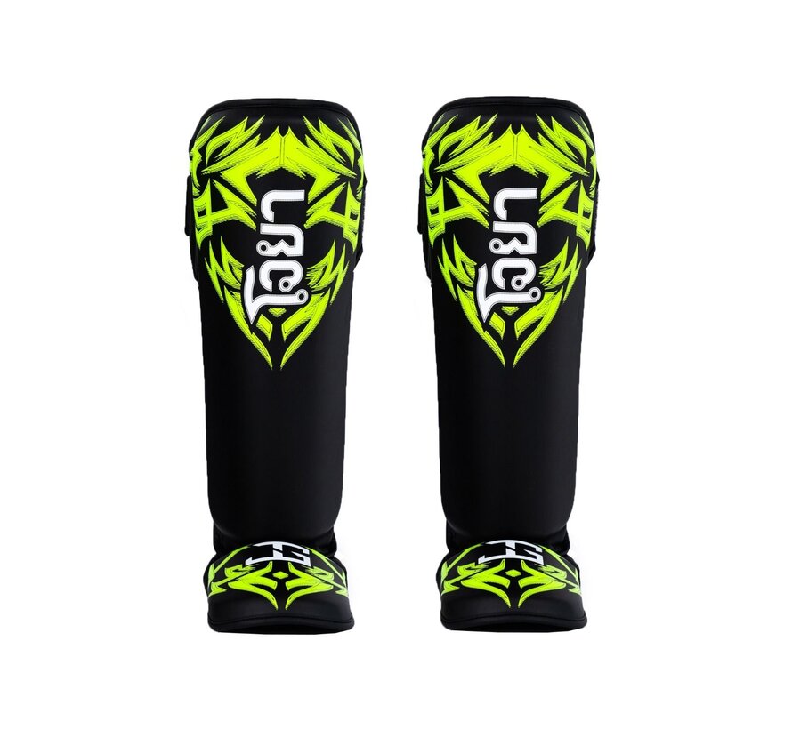 JOYA NAK MUAY SCHEENBESCHERMERS ZWART/LIMOENGROEN