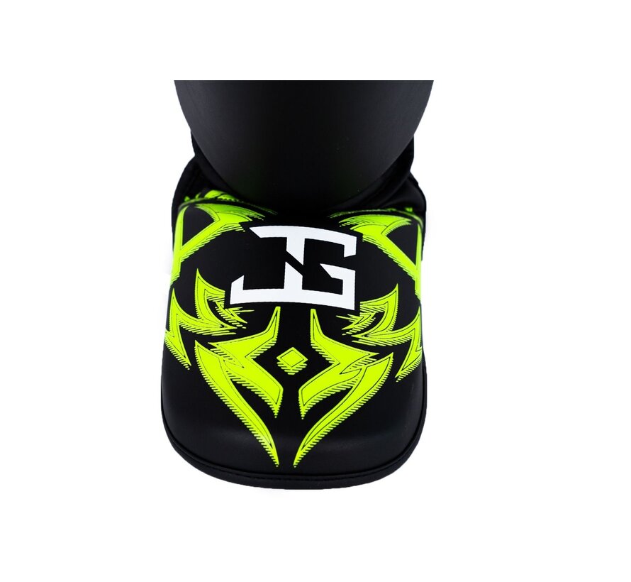 JOYA NAK MUAY SCHEENBESCHERMERS ZWART/LIMOENGROEN