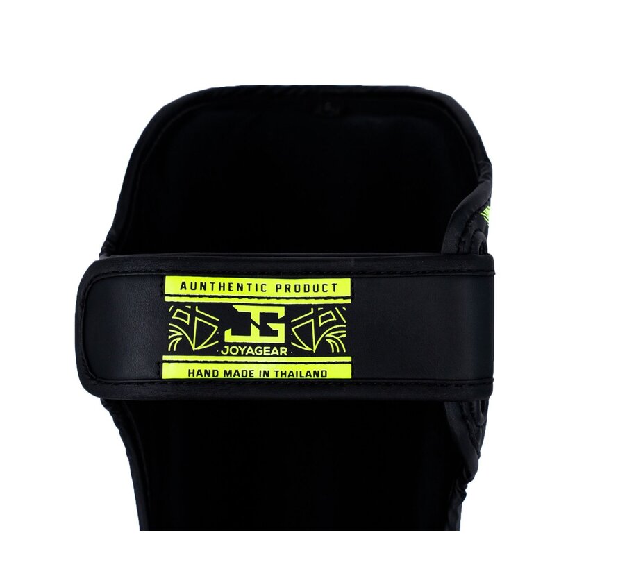 JOYA NAK MUAY SCHEENBESCHERMERS ZWART/LIMOENGROEN