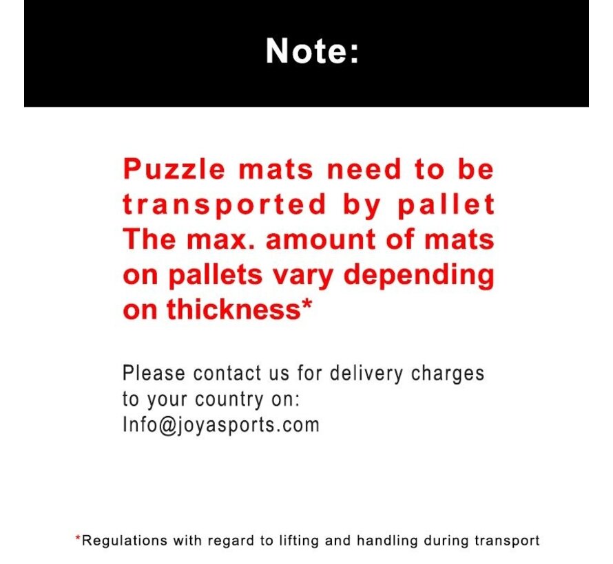 Joya Puzzelmat (2 kleur) 2.5cm - Watervast