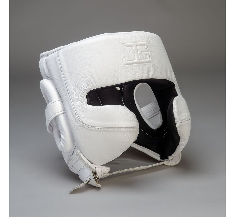 Joyagear Elite Performance Hoofdbeschermer 2.0 Leer Wit