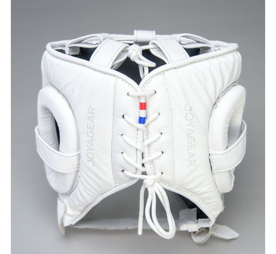Joyagear Elite Performance Hoofdbeschermer 2.0 Leer Wit