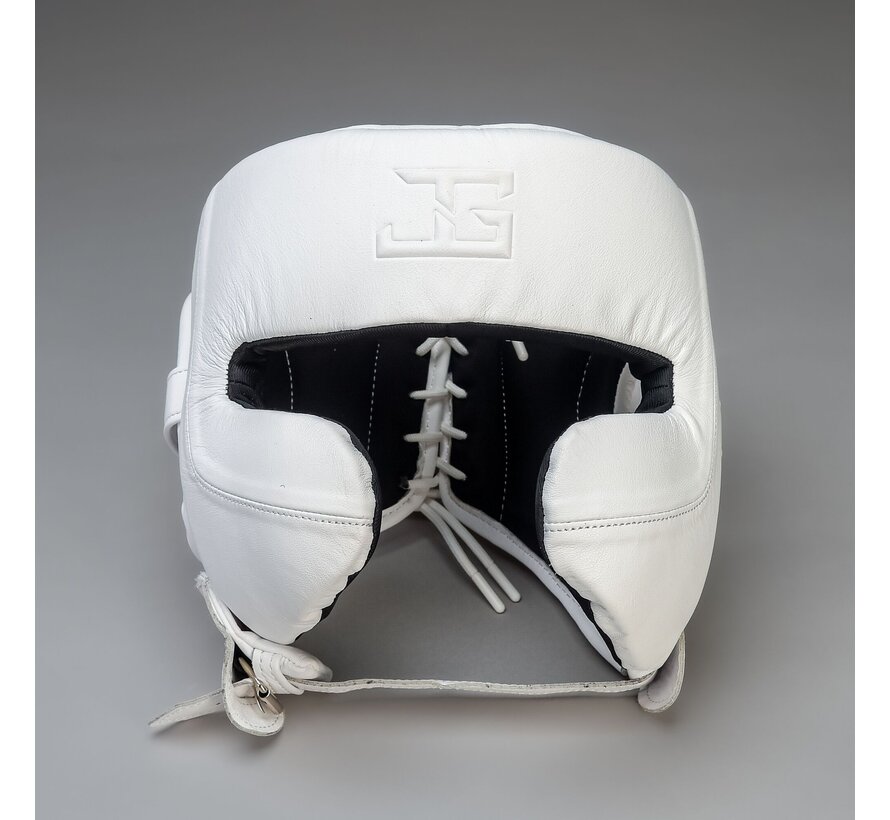 Joyagear Elite Performance Hoofdbeschermer 2.0 Leer Wit