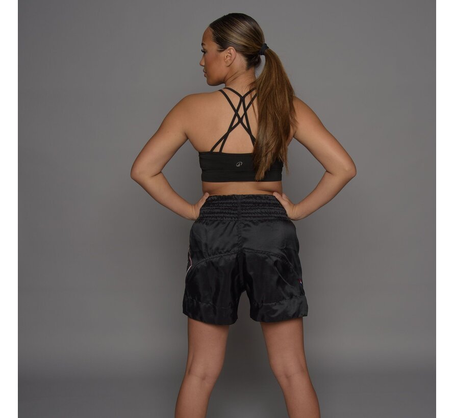 Joyagear kickboksbroekje zwart/roze