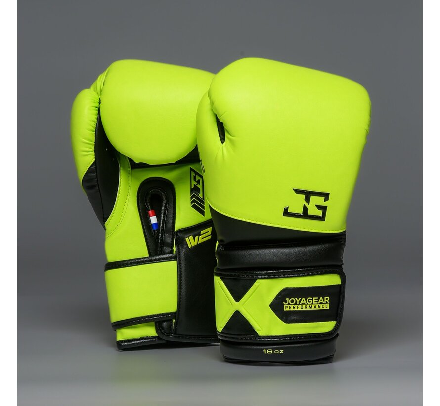 Joyagear Performance Bokshandschoenen Limoengroen/Zwart
