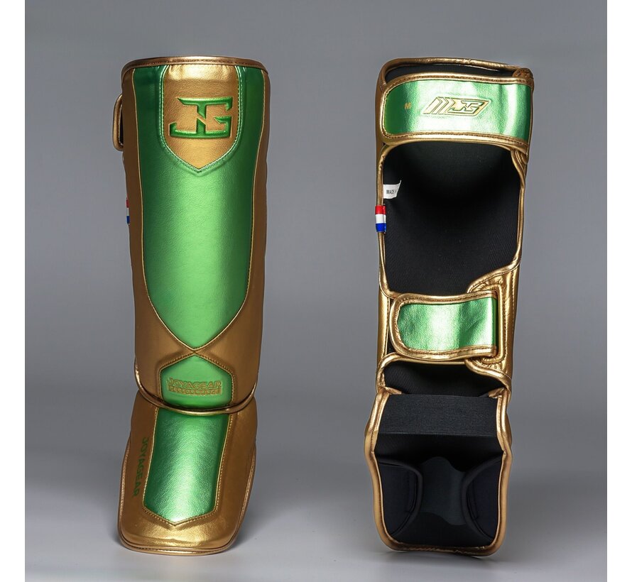 Joyagear Performance Scheenbeschermer Groen/Goud