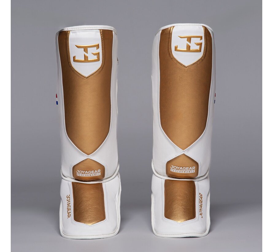 Joyagear Performance Scheenbeschermer Wit/Goud