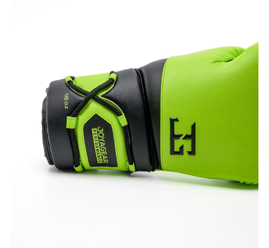 Joyagear Performance Veter Bokshandschoenen Lijmgroen/Zwart