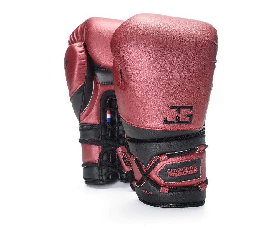 Joyagear Performance Veter Bokshandschoenen Rood/Zwart