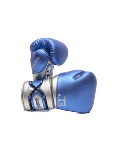 Joya Joyagear Performance Veters Bokshandschoenen Blauw/Zilver