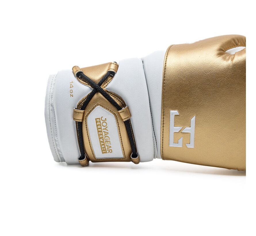 Joyagear Performance Veters Bokshandschoenen Goud/Wit