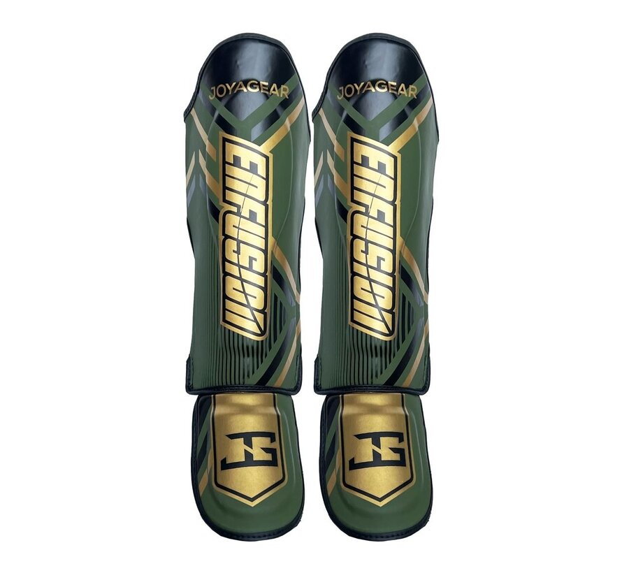 Joyagear X Enfusion Junior Scheenbeschermers Groen