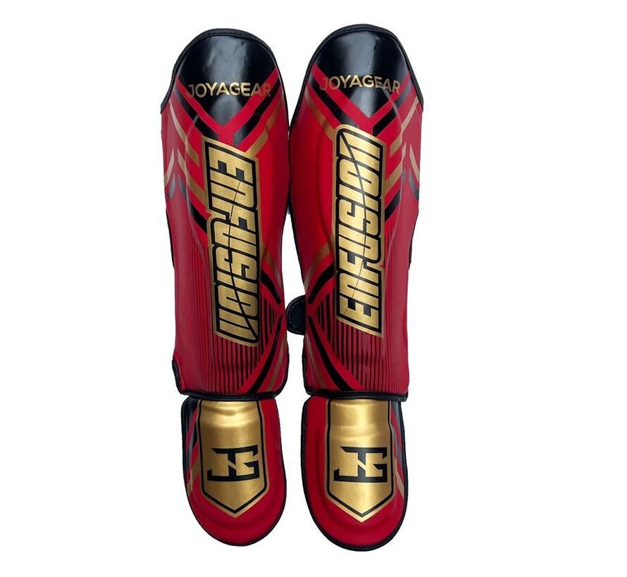 Joyagear X Enfusion Junior Scheenbeschermers Rood