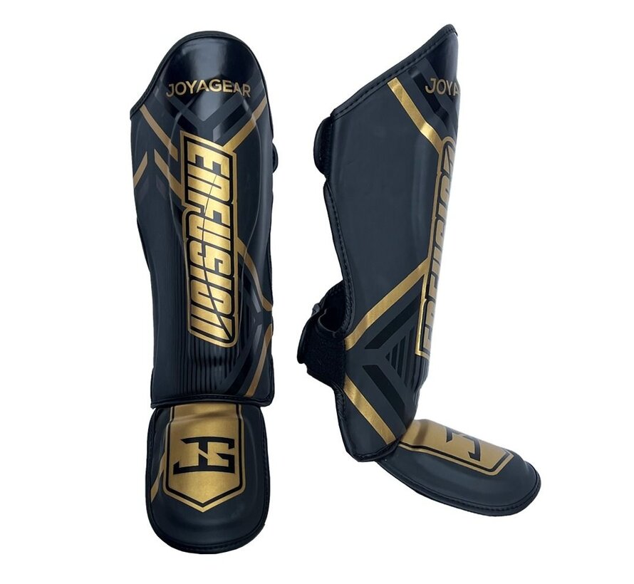 Joyagear X Enfusion Junior Scheenbeschermers Zwart/Goud