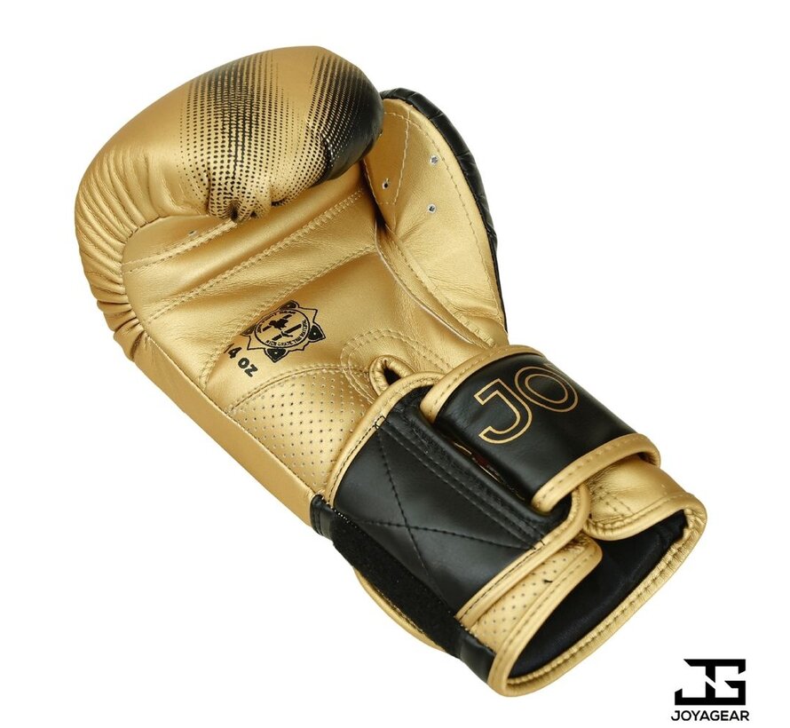 The Joyagear  Evolution  Kickbokshandschoenen - Goud/Zwart