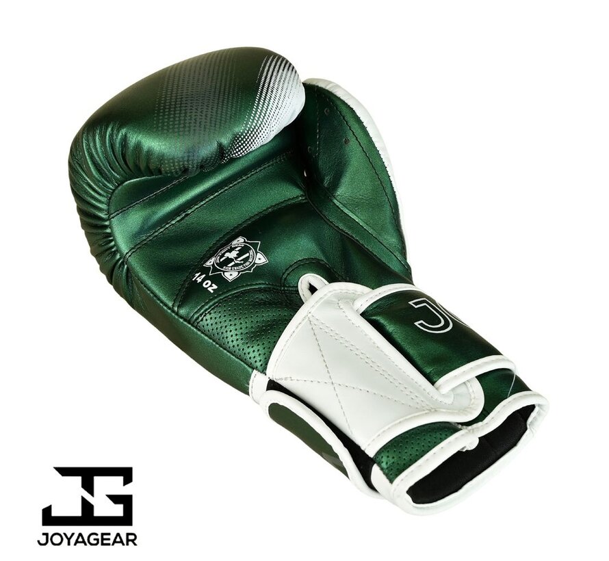 The Joyagear  Evolution  Kickbokshandschoenen - Groen-Wit