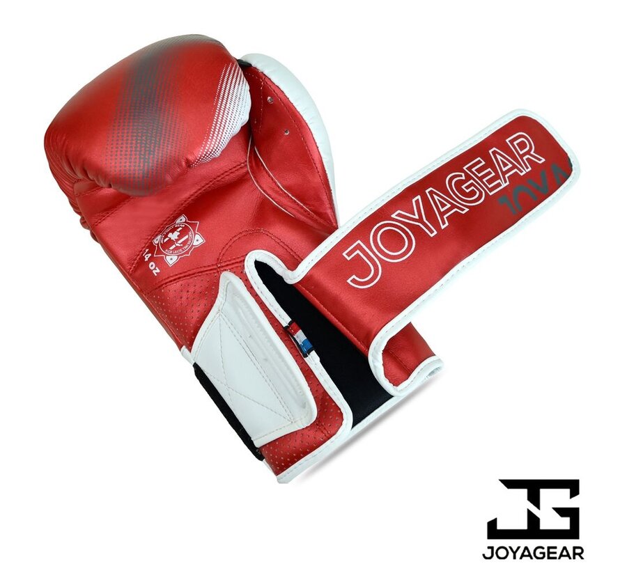 The Joyagear  Evolution  Kickbokshandschoenen - Rood-Wit