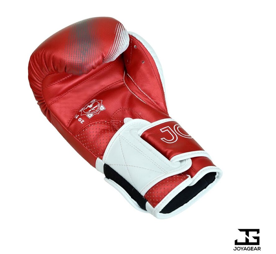 The Joyagear  Evolution  Kickbokshandschoenen - Rood-Wit