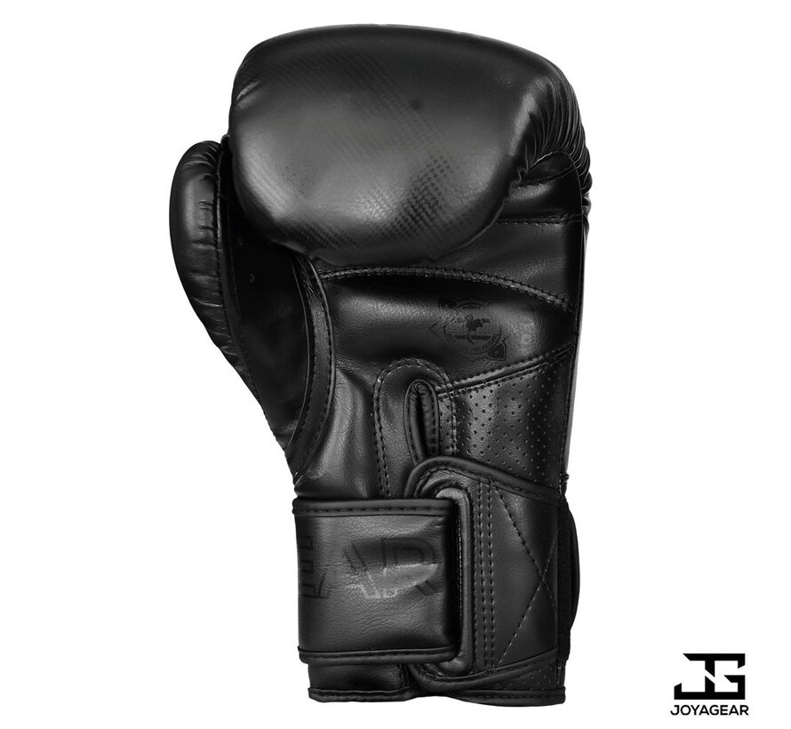 The Joyagear  Evolution  Kickbokshandschoenen - Zwart-Zwart