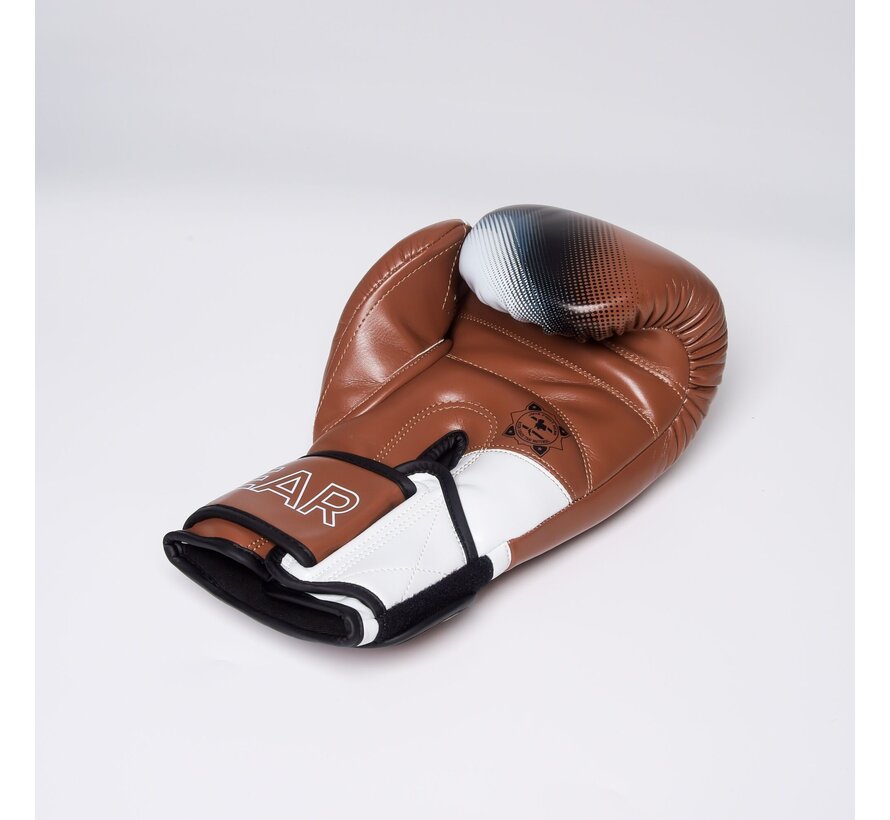 The Joyagear  Evolution Pro  Kickbokshandschoenen - Bruin/Wit