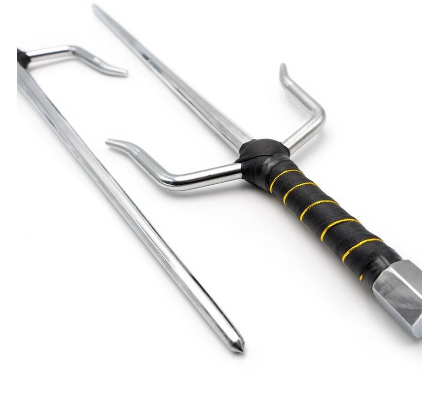 Chrome Staal Octagonal Sais