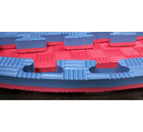 Legend Puzzelmat 1 x 1 m sport 2CM Blauw/Rood- Gratis verzonden