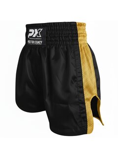 Phoenix PX Legacy Thaise korte broek, mesh, zwart-goud