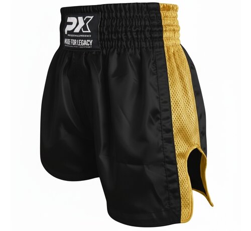 Phoenix PX Legacy Thaise korte broek, mesh, zwart-goud