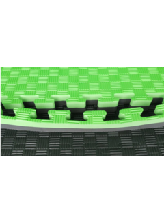 Legend Puzzelmat sport 2CM Groen/Zwart - met staffelkorting