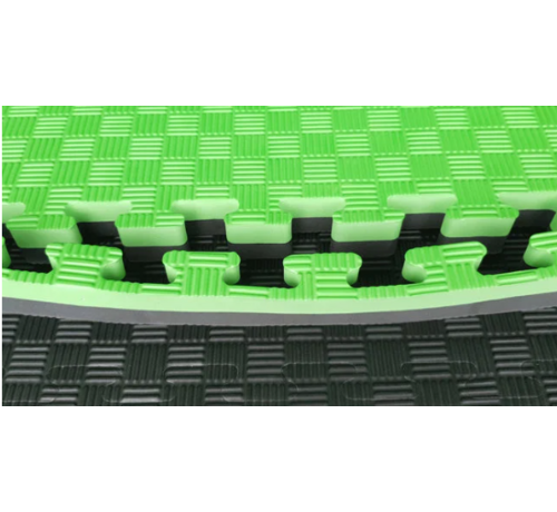 Legend Puzzelmat sport 2CM Groen/Zwart